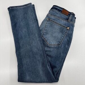 Judy Blue Skinny Fit Capri Jeans WOMENS Medium Wash Denim SIZE 7/28 Inseam 27